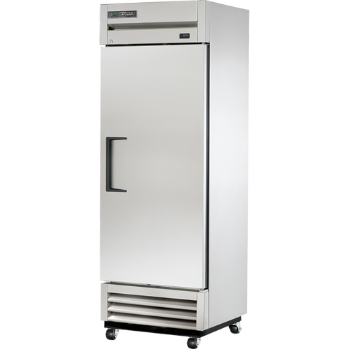 True - T-Series 27" Stainless Steel Freezer w/ 1 Solid Door - T-19FZ-HC