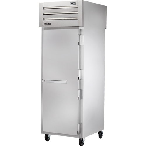 True - Spec Series 27.5" Stainless Steel Pass-Thru Refrigerator w/ Solid Swing Doors - STA1RPT-1S-1S-HC