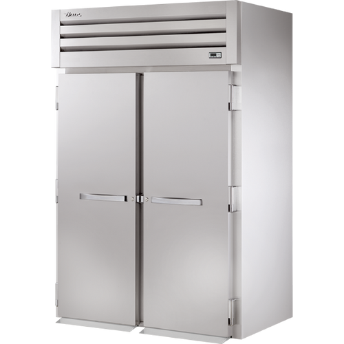 True - Spec Series 68" Stainless Steel Roll-In Refrigerator w/ 2 Solid Swing Doors - STR2RRI89-2S