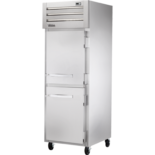 True - Spec Series 27.5" Stainless Steel Freezer w/ 2 Solid Half Swing Doors - STG1F-2HS-HC