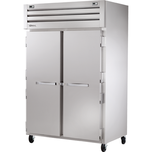 True - Spec Series 52" Stainless Steel Refrigerator/Freezer w/ Solid Swing Doors - STA2DT-2S