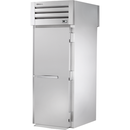 True - Spec Series 35" Stainless Steel Roll-Thru Refrigerator w/ Solid Swing Doors - STR1RRT-1S-1S