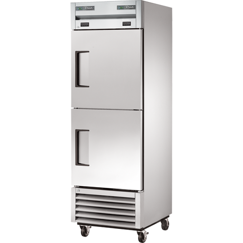 Ture - T-Series 27" Stainless Steel Refrigerator/Freezer w/ 2 Solid Half Swing Doors - T-23DT-HC