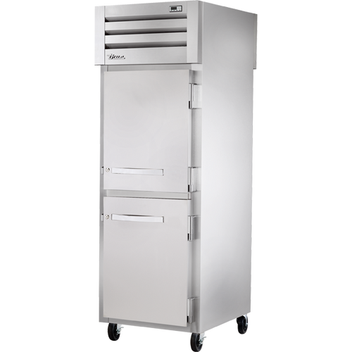 True - Spec Series 27.5" Stainless Steel Pass-Thru Freezer w/ Solid Half Swing Doors - STA1FPT-2HS-2HS