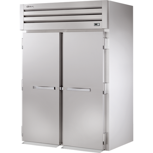 True - Spec Series 68" Stainless Steel Roll-In Refrigerator w/ 2 Solid Swing Doors - STR2RRI-2S