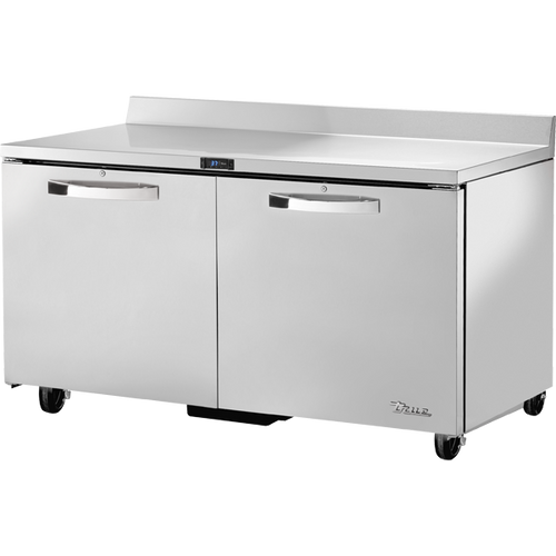 True - Spec Series 60" Stainless Steel Worktop Refrigerator w/ 2 Solid Swing Doors - TWT-60-HC-SPEC3