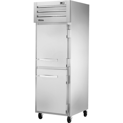 True - Spec Series 27.5" Stainless Steel Freezer w/ 2 Solid Half Swing Doors - STA1F-2HS-HC