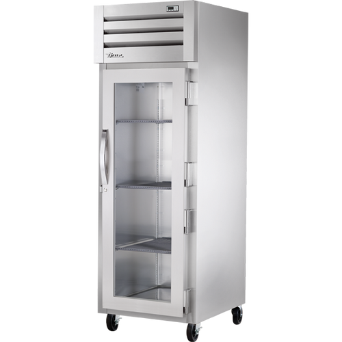 True - Spec Series 27.5" Stainless Steel Heated Cabinet w/ 1 Glass Swing Door - STG1H-1G