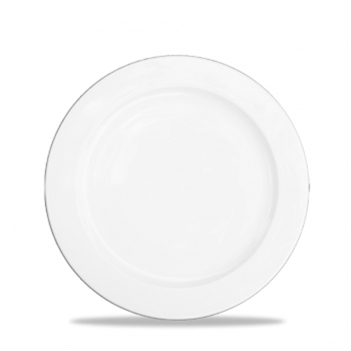 Churchill - Alchemy White 8" Round Plate - 12/Case