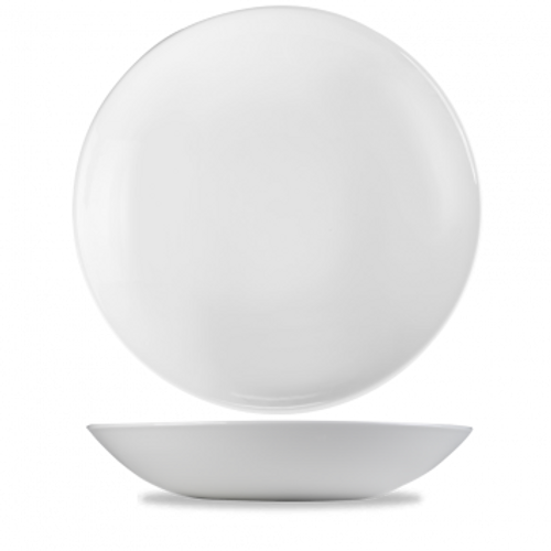 Churchill - Evolve 12" White Round Coupe Bowl  - 6/Case
