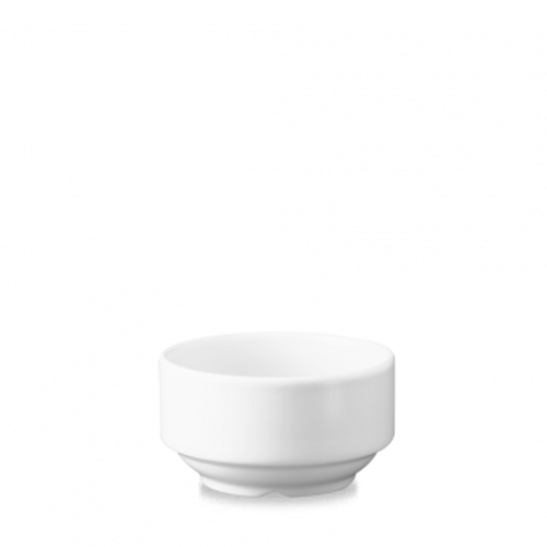 Churchill - White 10 oz. White Round Unhandled Consomme Bowl  - 24/Case