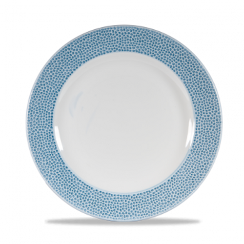 Churchill - Isla 11” Ocean Blue Round Plate - 12/Case