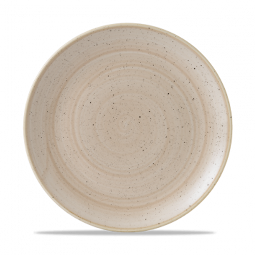 Churchill - Stonecast 10.25" Nutmeg Cream Round Coupe  Plate - 12/Case