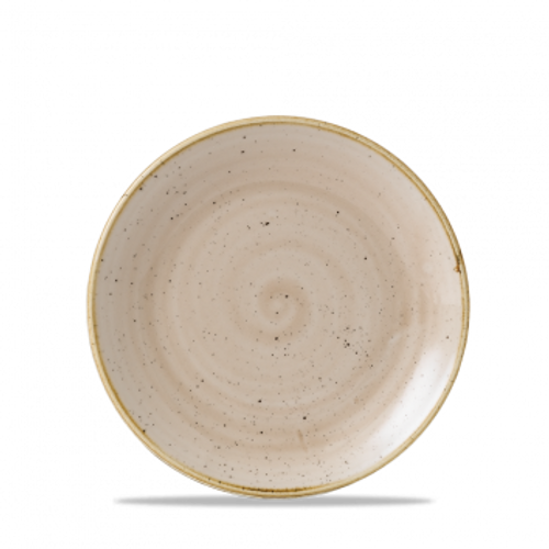 Churchill - Stonecast 6.5" Nutmeg Cream Round Coupe  Plate - 12/Case