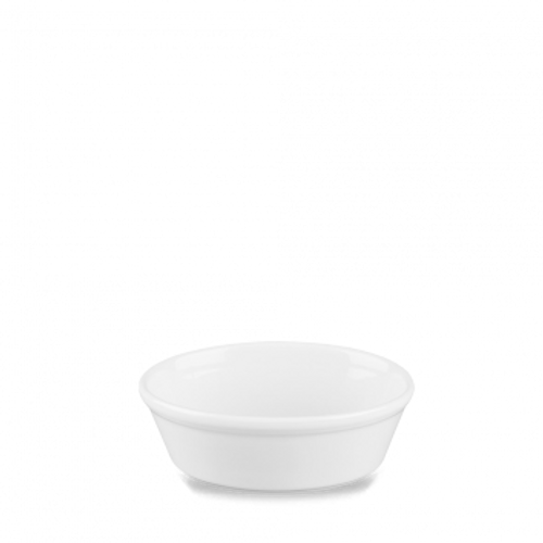 Churchill -  4 .5" x 6" White Oval Pie Dish - 12/Case