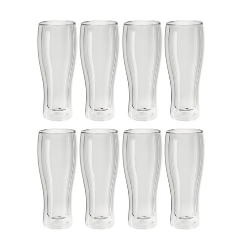 Zwilling - Sorrento Double Wall 414mL Beer Glass 8PC Set