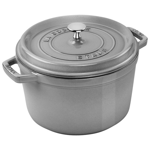 Staub - 5QT Graphite Grey Round High Cocotte