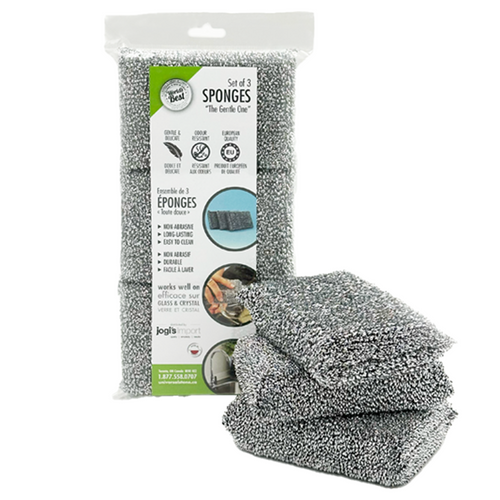 World's Best - Gentle Non-Abrasive Sponges 3PK