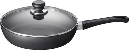 Scanpan - 11" Classic Induction Saute Pan with Lid- Non-Stick, Cast Aluminum, Made in Denmark