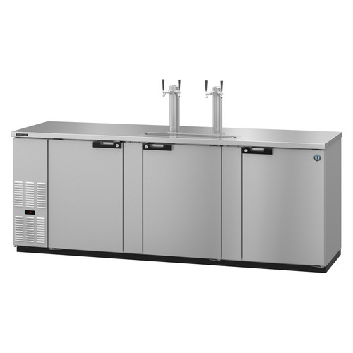 Hoshizaki - 95" Stainless Steel Refrigerated Beer Dispenser w/ 4 Taps & 3 Solid Swing Doors - DD95-S