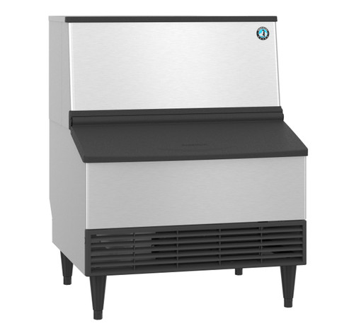 Hoshizaki - 30" Air Cooled Crescent Ice Machine, 290 lbs/Day w/ Built In Storage Bin - KM-301BAJ