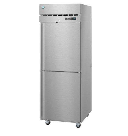 Hoshizaki - Steelheart 27.5" Stainless Steel Freezer w/ 2 Solid Right Swing Half Doors - F1A-HS