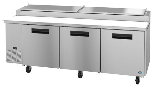 Hoshizaki - Steelheart 93" Pizza Prep Table w/ 3 Doors & 12 Pans - PR93A