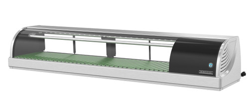 Hoshizaki - 59" Stainless Steel Countertop Refrigerated Sushi Showcase w/ Right Side Condenser - HNC-150BA-R-SLH