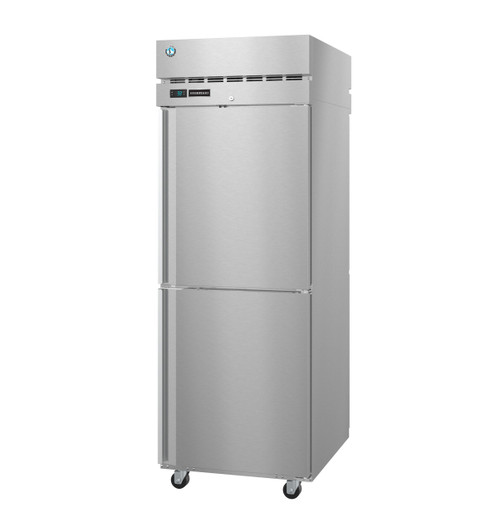 Hoshizaki - Steelheart 27.5" Stainless Steel Pass Thru Refrigerator w/ Half Doors - PT1A-HS-HS