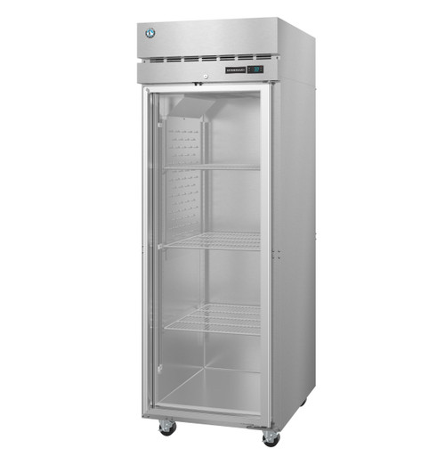 Hoshizaki - Steelheart 27.5" Stainless Steel Refrigerator w/1 Glass Door - R1A-FG