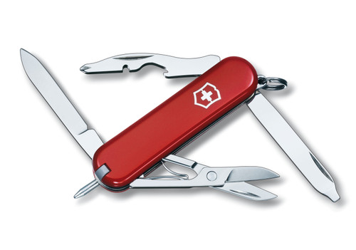 Swiss Army - Red Manager Small Pocket Knife - 11 Functions