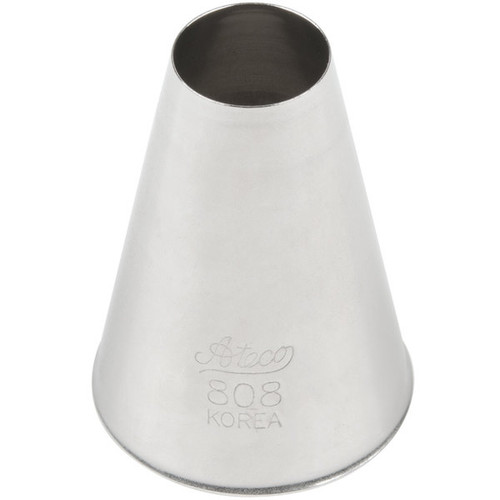 Ateco - 5/8" Plain Stainless Steel Piping Tip