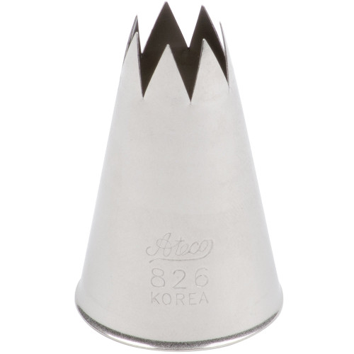 Ateco - 1/2" Star Stainless Steel Piping Tip