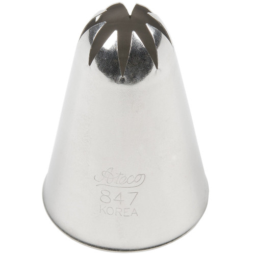 Ateco - 9/16" Closed Star Stainless Steel Piping Tip