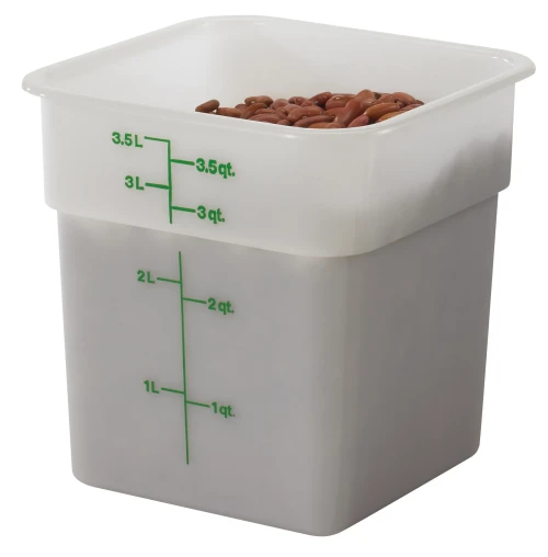Cambro - 4QT Opaque CamWear Square Container - 4SFSP148