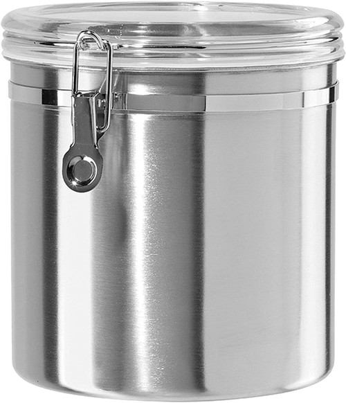 OGGI -150 oz Jumbo Stainless Steel Canister with See Through Lid