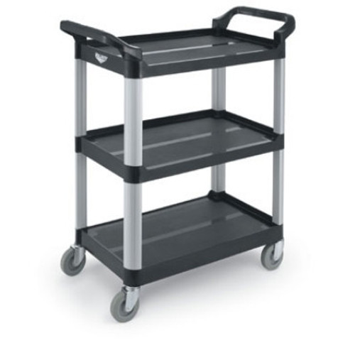 Williams- Small Black 3 Shelf Utility Cart 100 LB