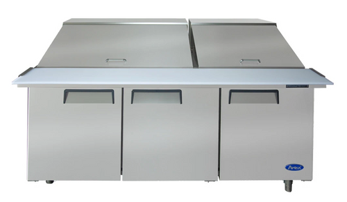 Atosa - 72" Refrigerated Mega Top Sandwich Prep Table - MSF8308GR