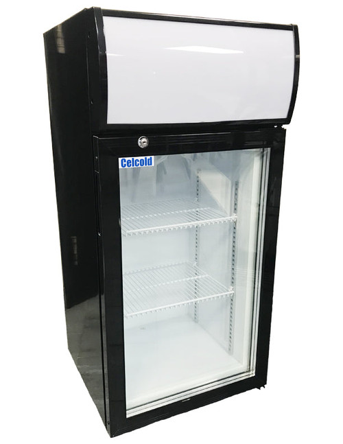 Celcold - 18" Countertop Glass Door Freezer - CCTF-80