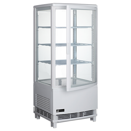 EFI Sales - 17" Square Glass Refrigerated Display Case - CGCM-1738-W