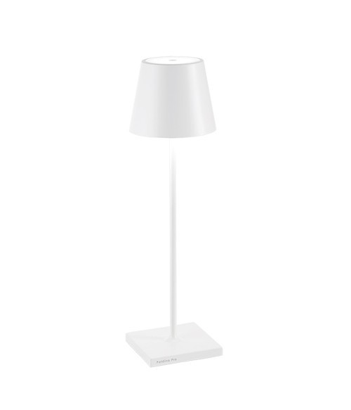 Zafferano - Poldina Pro White LED Cordless Table Lamp - LD0340B4