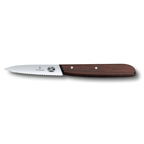 Victorinox - 3.25" Rosewood Serrated Spear Point Paring Knife