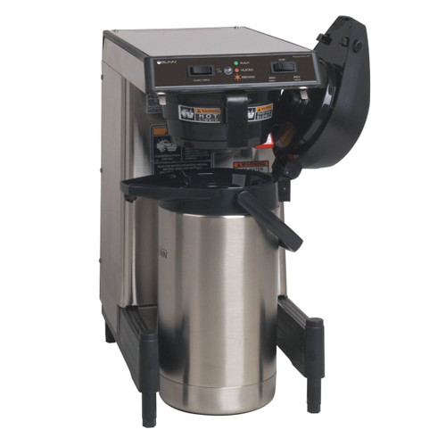 BUNN - SmartWAVE Low Profile Silver Thermal Server Coffee Brewer - 39900.6006