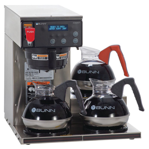 BUNN - Axiom-15-3 12 Cup Automatic Coffee Brewer w/ 3 Warmers - 38700.6004