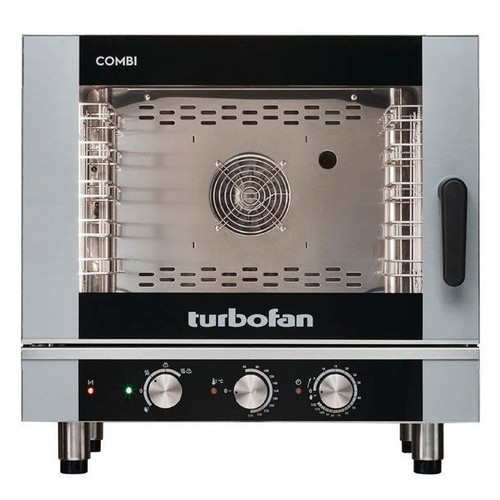 Turbofan - 32" Full Size 5 Tray Manual Electric Combi Oven 240V/1Ph - EC40M5