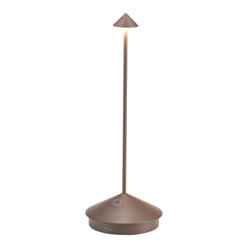 Zafferano - Pina Pro Rust LED Cordless Table Lamp - LD0650R4