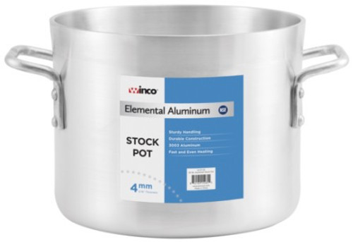 Winco - 12 qt Aluminum Stock Pot