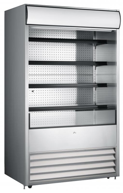 Omcan - 48" Open Refrigerated Display Case w/ 700L Capacity - 41469