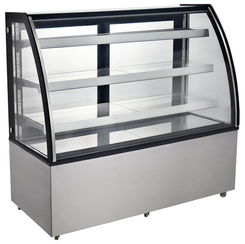 Omcan - 60" Curved Glass Refrigerated Display Case - 44503