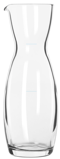Libbey Glass - Wine Decanter 10.75OZ With 6 &9 OZ Pour Lines